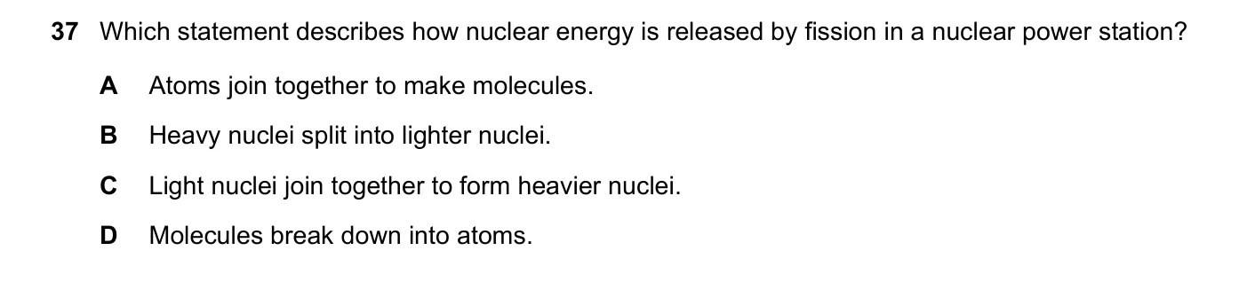 Question 37, November 2023, 0625 Paper 23