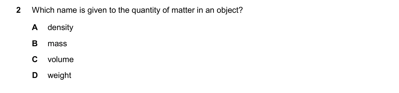 Question 2, June 2024, 0625 Paper 21