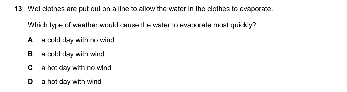 Question 13, June 2024, 0625 Paper 21
