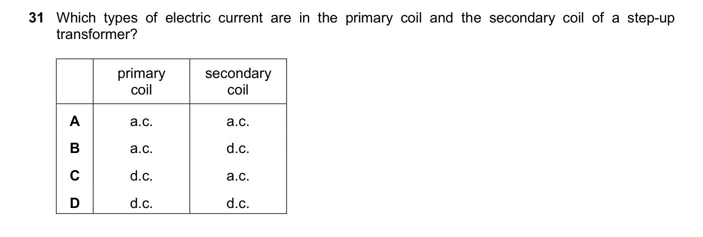 Question 31, June 2024, 0625 Paper 21