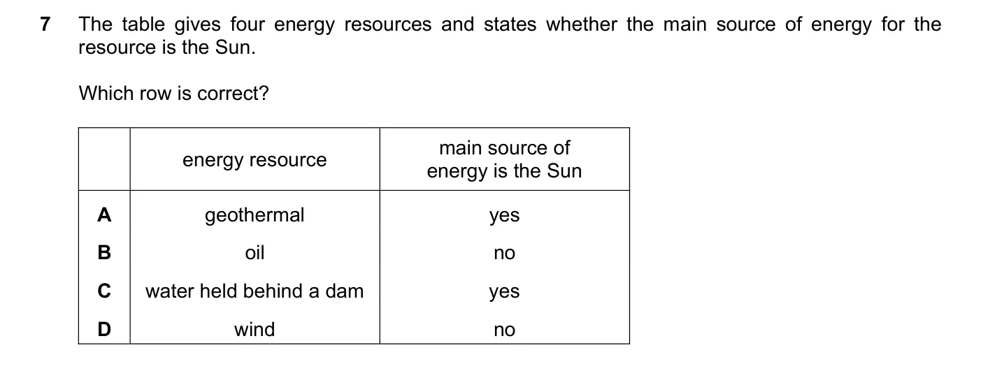 Question 7, June 2024, 0625 Paper 22