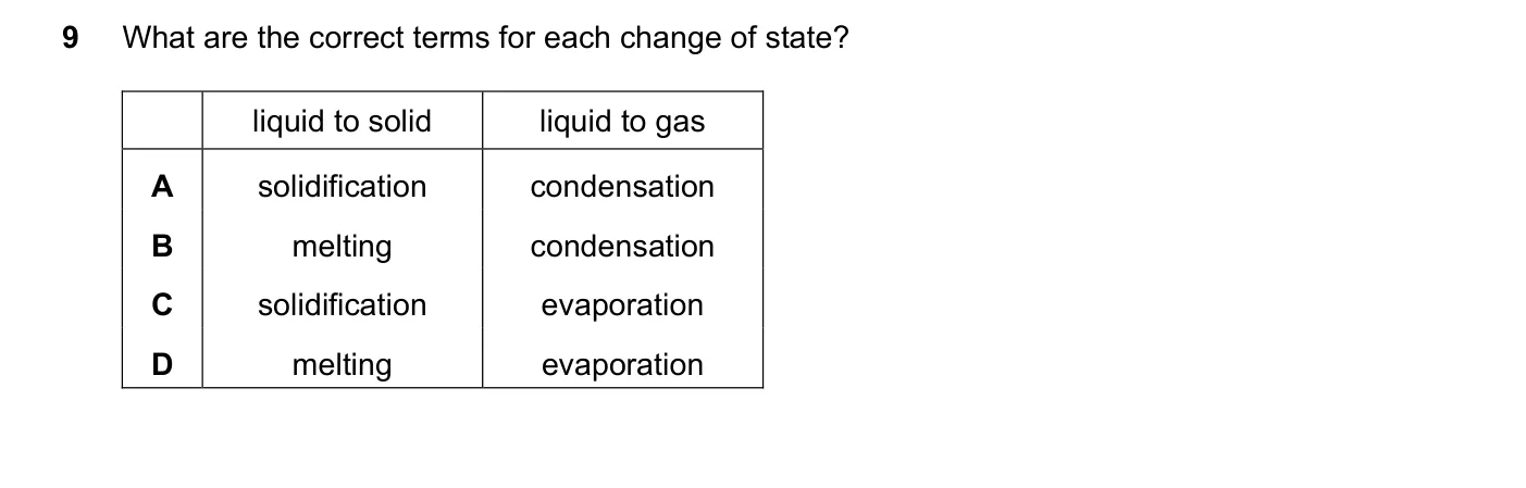 Question 9, June 2024, 0625 Paper 22