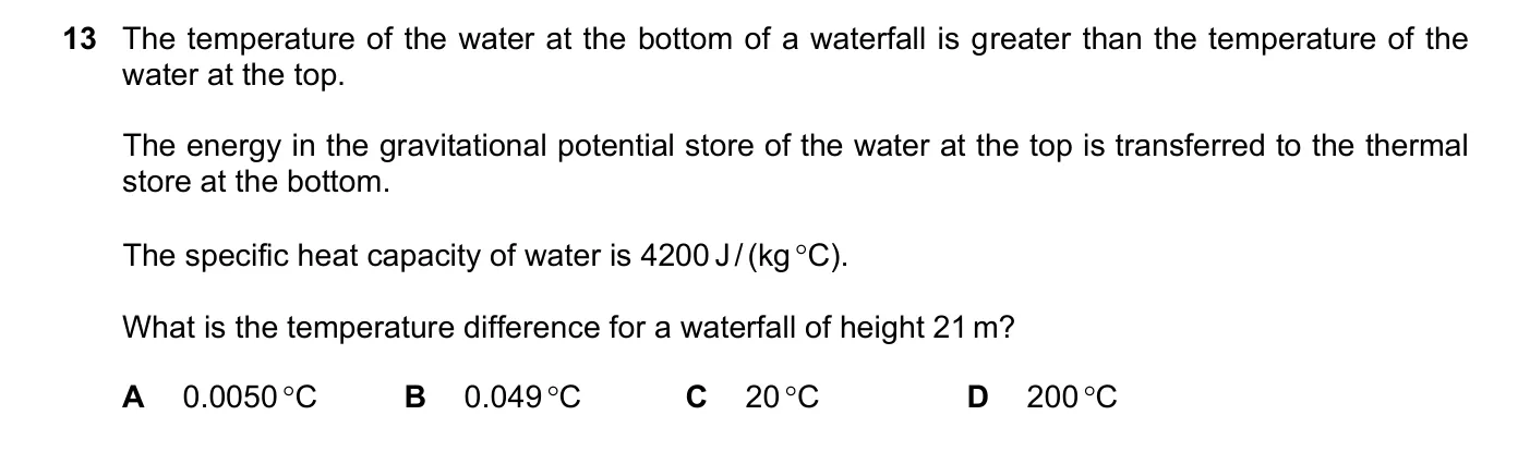 Question 13, June 2024, 0625 Paper 22