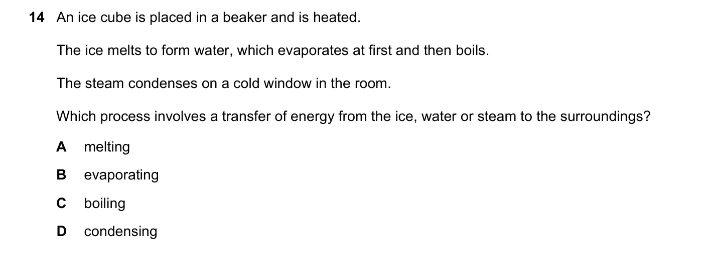 Question 14, June 2024, 0625 Paper 22
