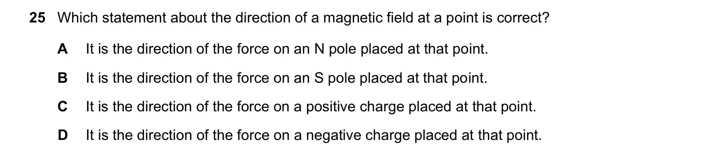 Question 25, June 2024, 0625 Paper 22