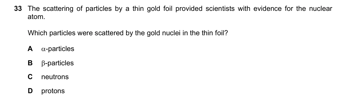 Question 33, June 2024, 0625 Paper 22
