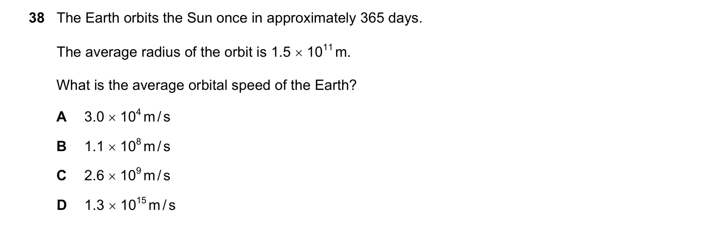 Question 38, June 2024, 0625 Paper 22
