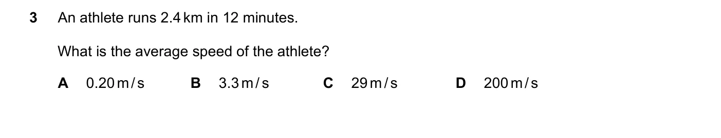 Question 3, June 2024, 0625 Paper 23