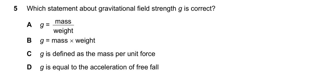 Question 5, June 2024, 0625 Paper 23