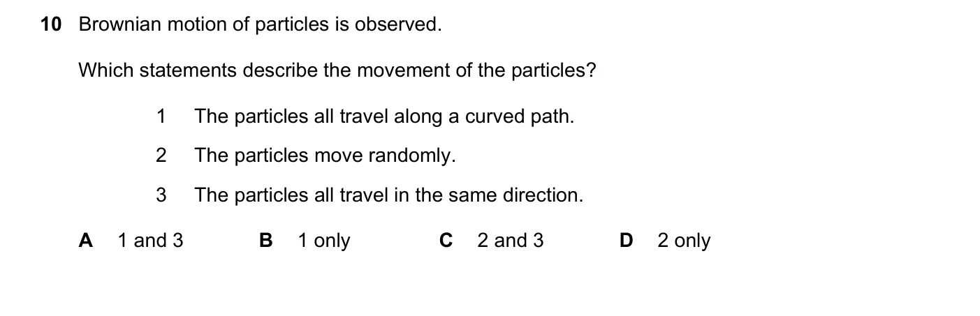 Question 10, June 2024, 0625 Paper 23
