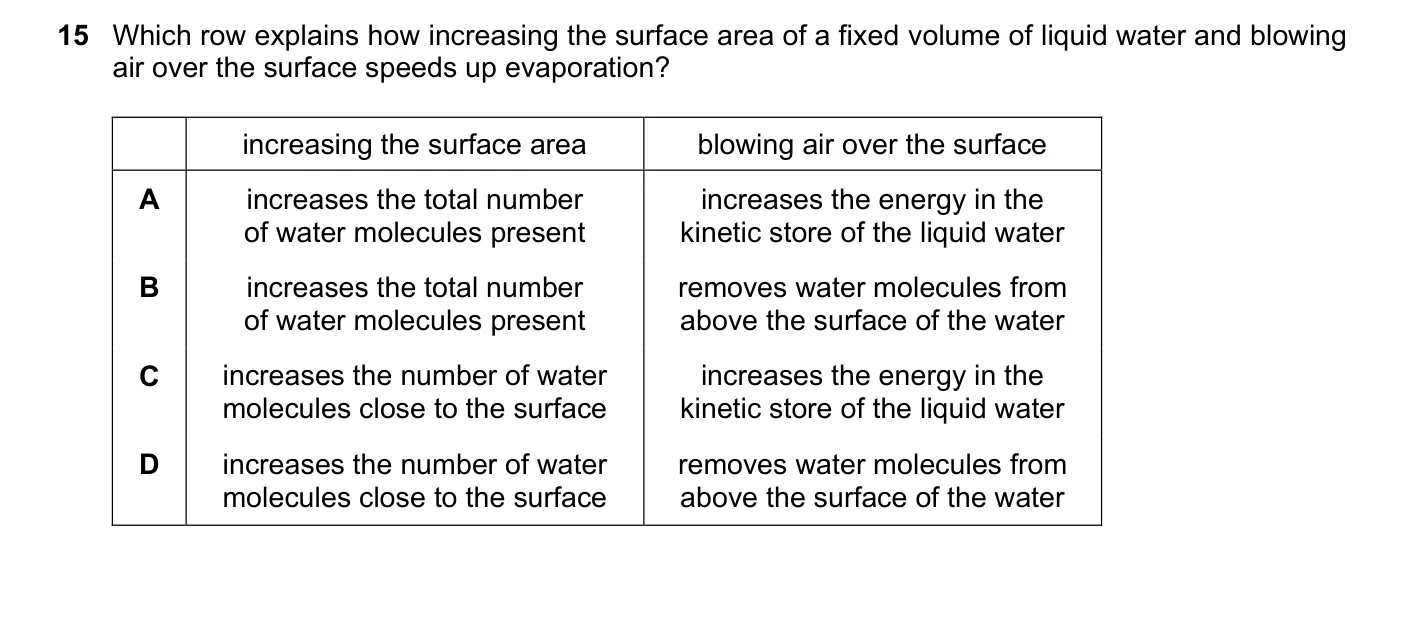 Question 15, June 2024, 0625 Paper 23