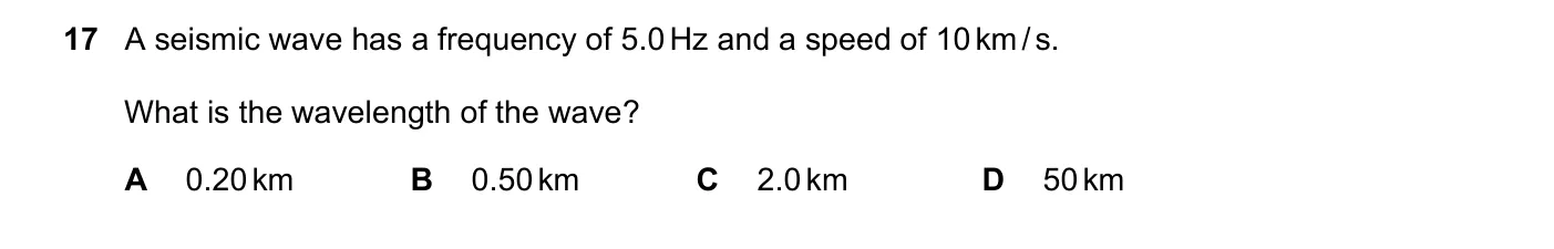 Question 17, June 2024, 0625 Paper 23