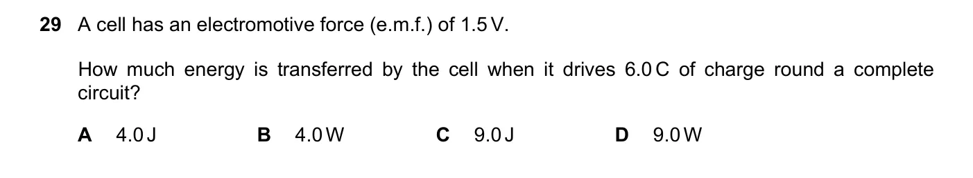Question 29, June 2024, 0625 Paper 23