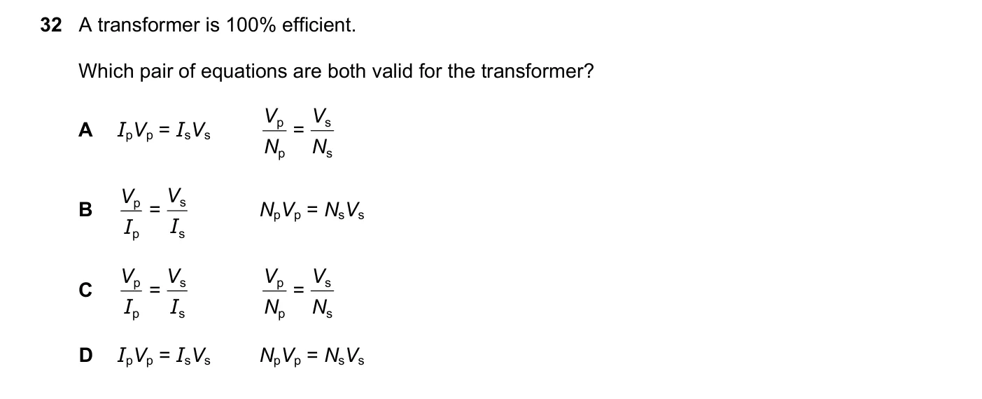 Question 32, June 2024, 0625 Paper 23
