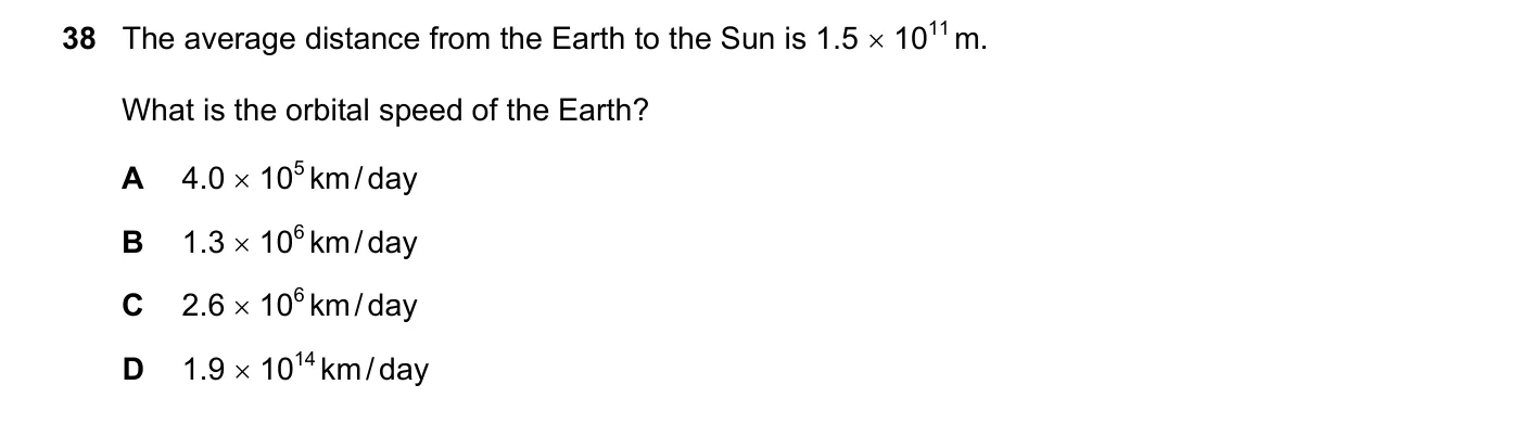 Question 38, June 2024, 0625 Paper 23
