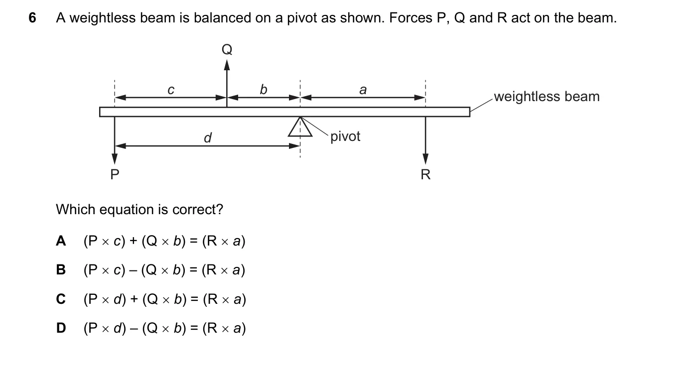 Question 6, March 2024, 0625 Paper 22