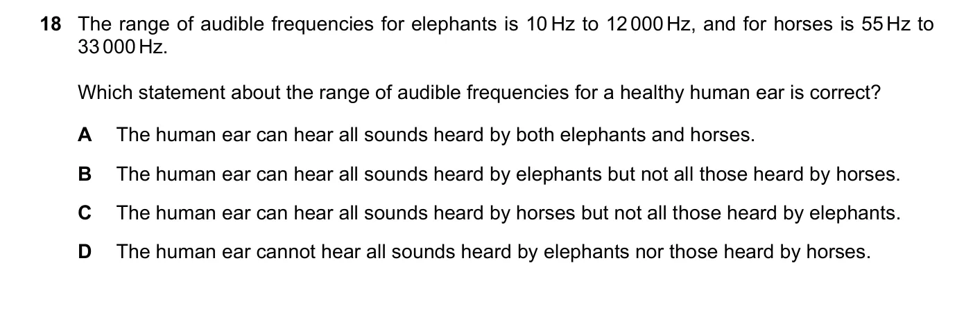 Question 18, March 2024, 0625 Paper 22