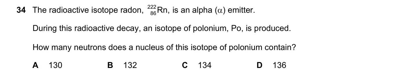 Question 34, March 2024, 0625 Paper 22