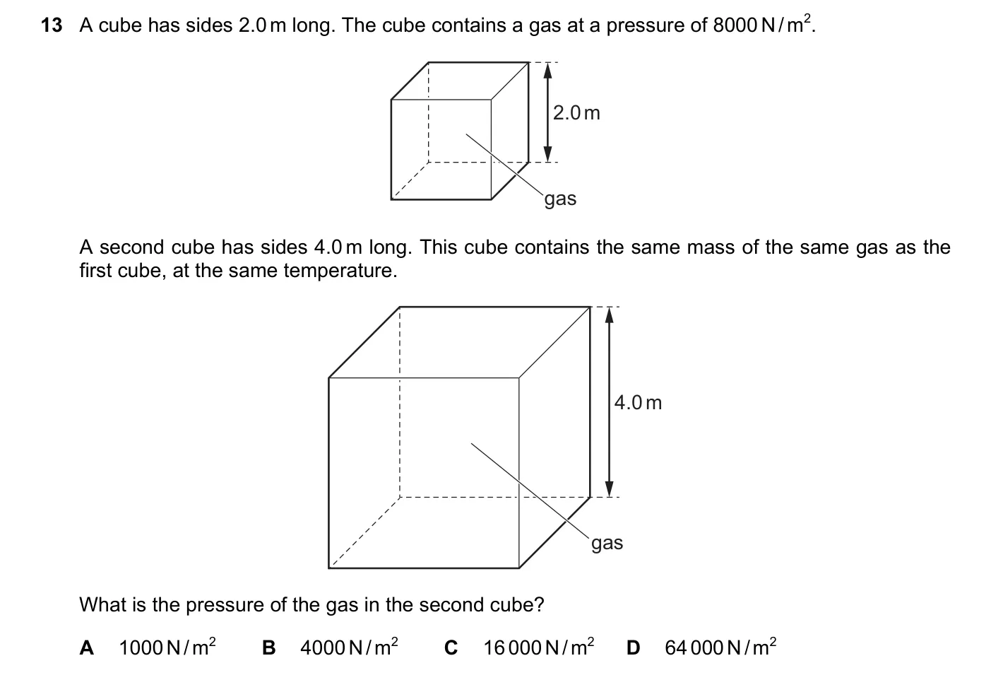 Question 13, November 2024, 0625 Paper 22