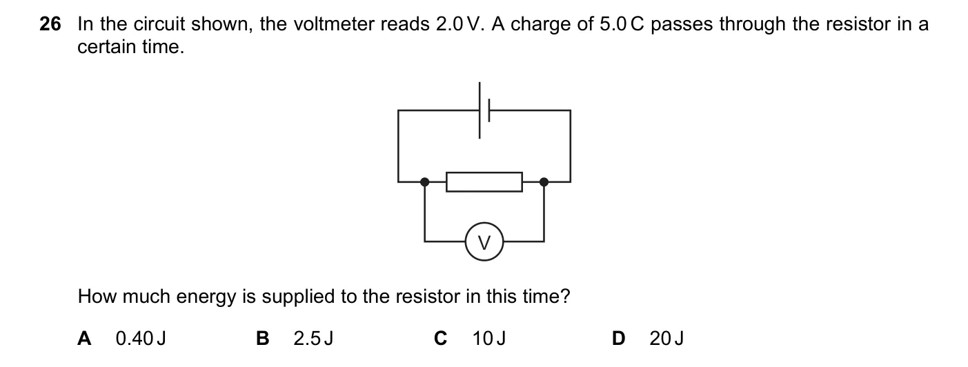 Question 26, November 2024, 0625 Paper 22