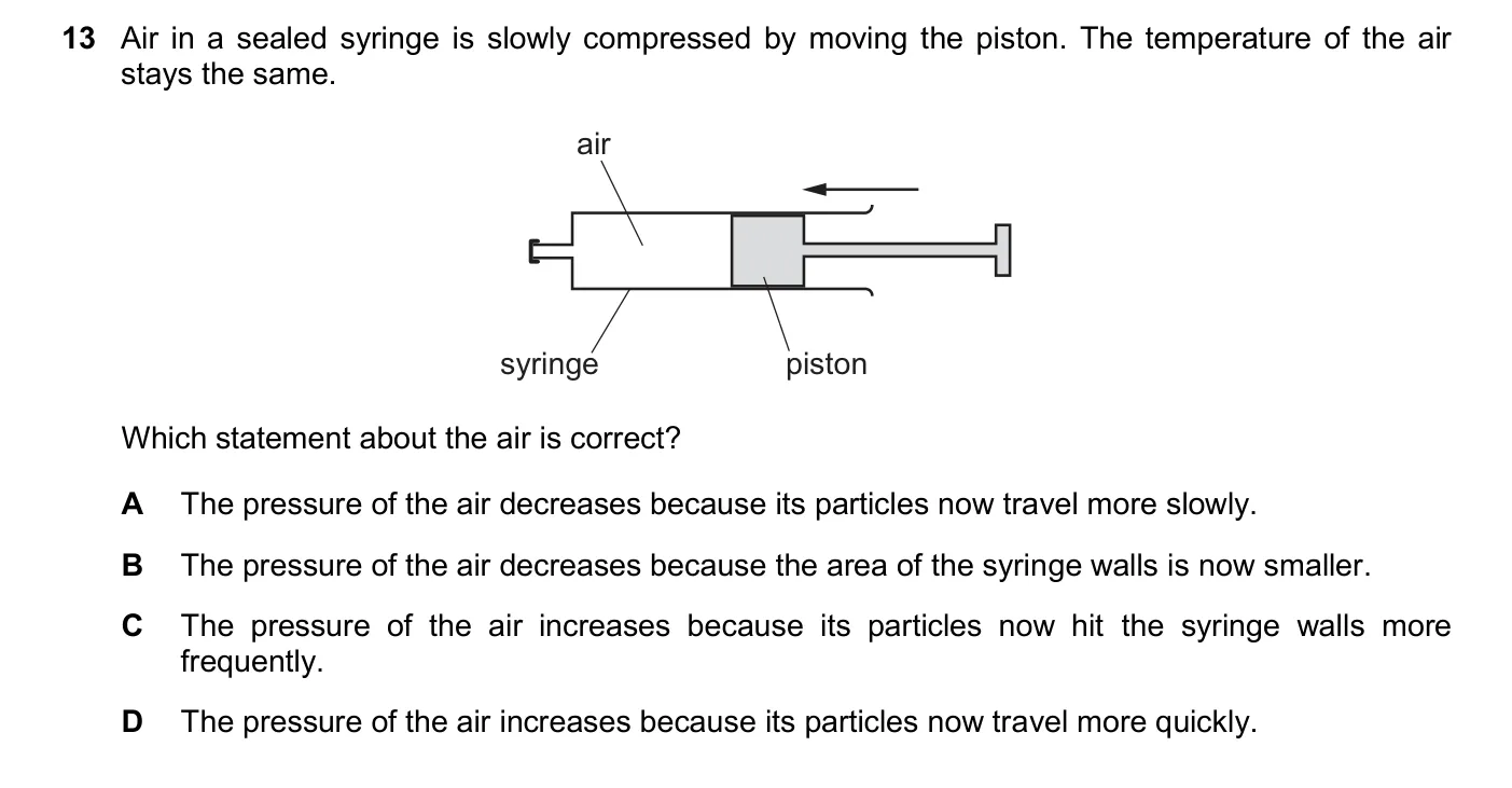 Question 13, November 2024, 0625 Paper 23