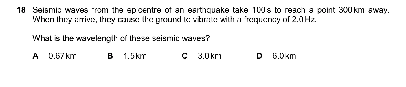 Question 18, November 2024, 0625 Paper 23