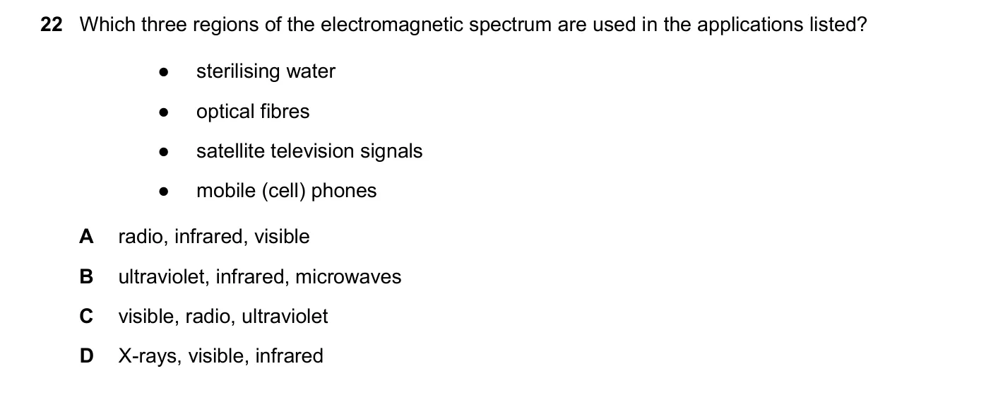Question 22, November 2024, 0625 Paper 23
