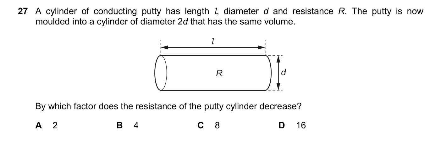 Question 27, November 2024, 0625 Paper 23