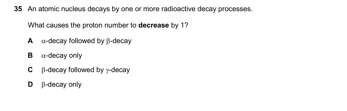 Question 35, November 2024, 0625 Paper 23
