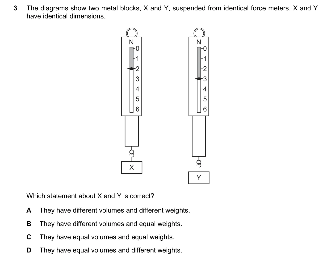 Question 3, June 2025, 0625 Paper 21