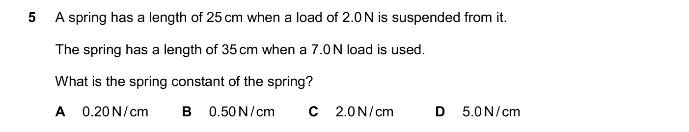 Question 5, June 2025, 0625 Paper 21