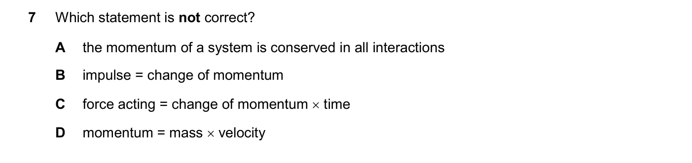 Question 7, June 2025, 0625 Paper 21