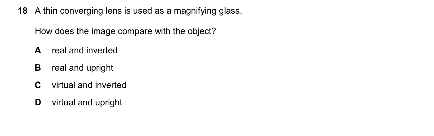 Question 18, June 2025, 0625 Paper 21