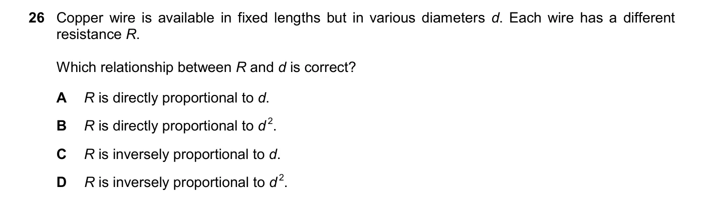 Question 26, June 2025, 0625 Paper 21