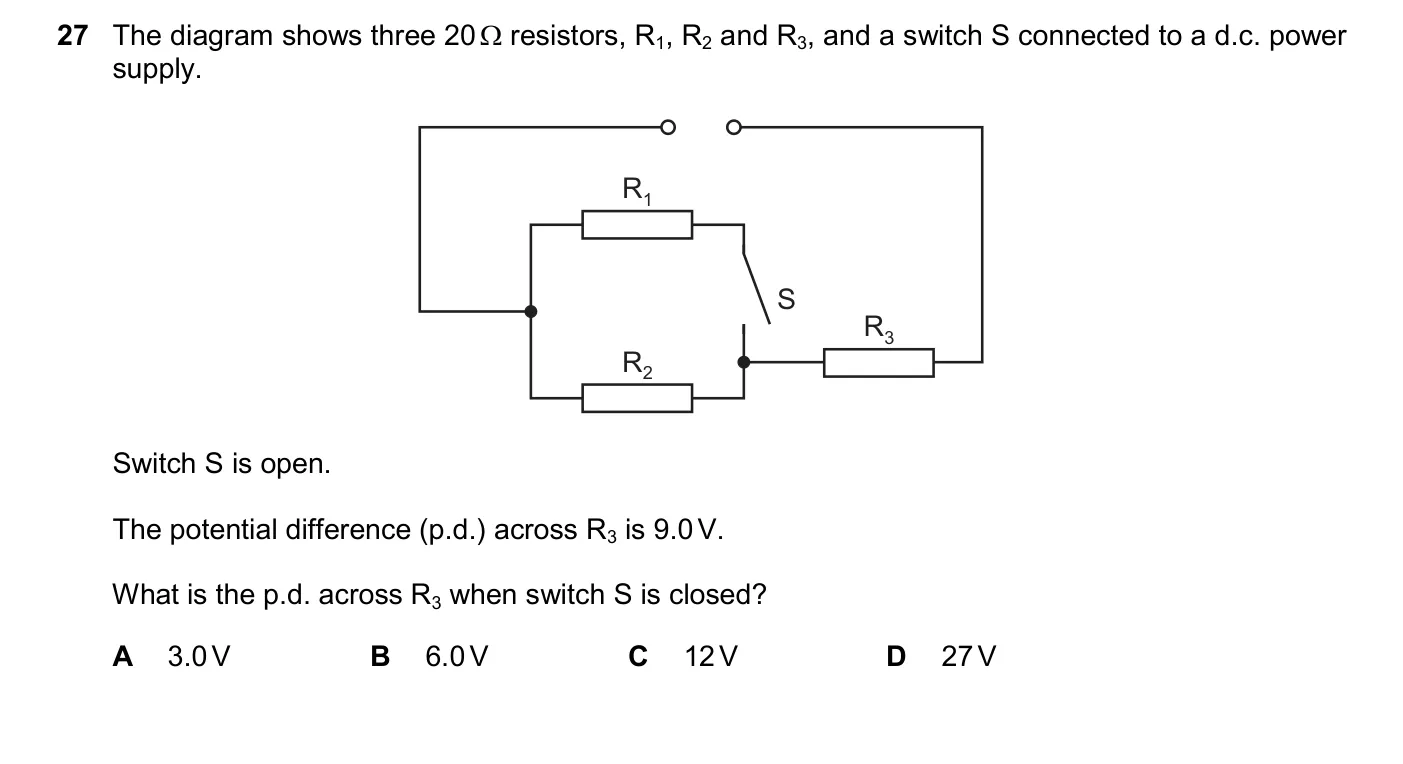 Question 27, June 2025, 0625 Paper 21