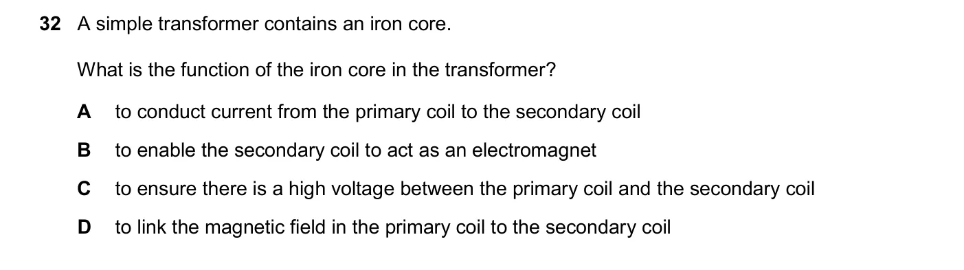 Question 32, June 2025, 0625 Paper 21