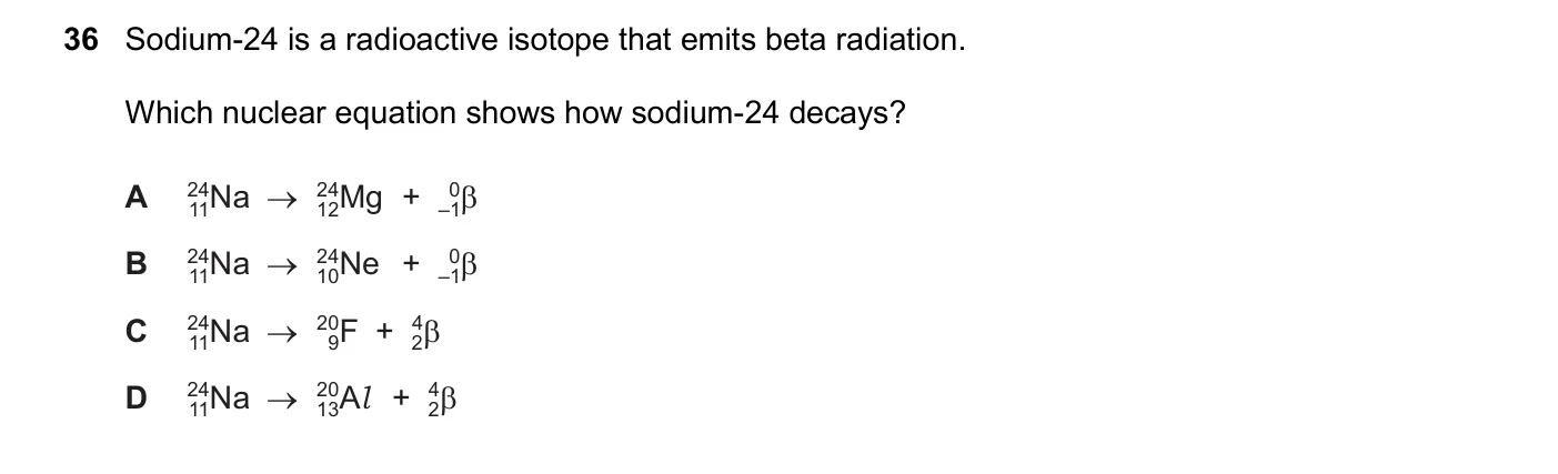 Question 36, June 2025, 0625 Paper 21