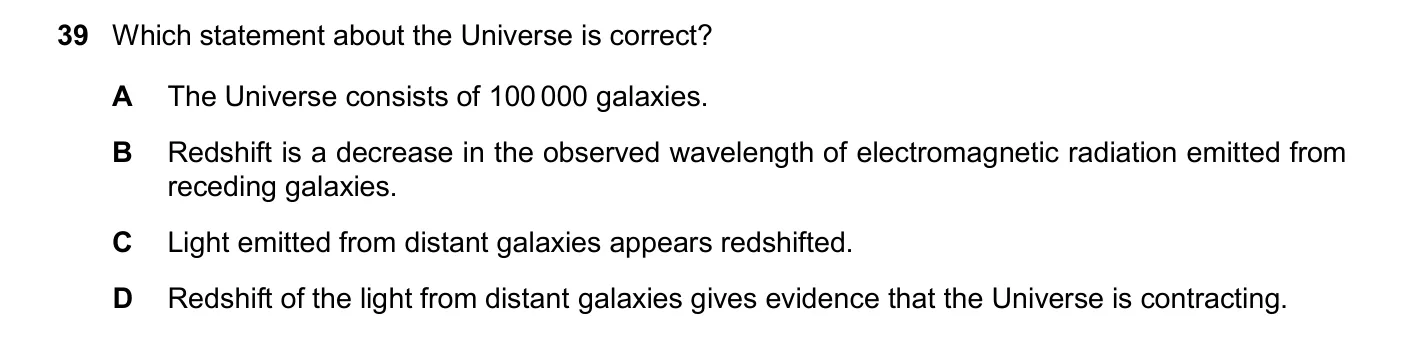 Question 39, June 2025, 0625 Paper 21