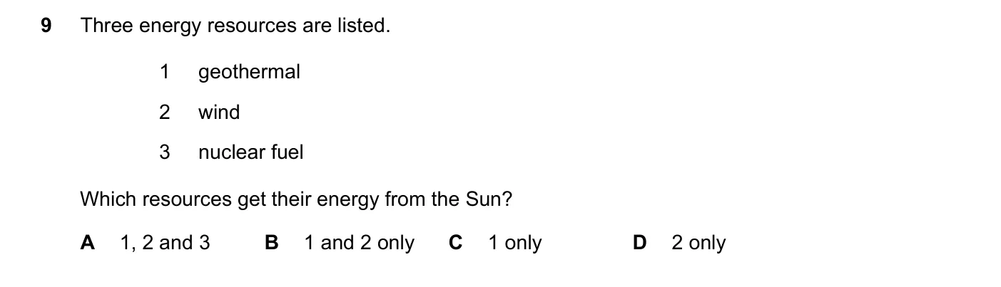 Question 9, June 2025, 0625 Paper 22