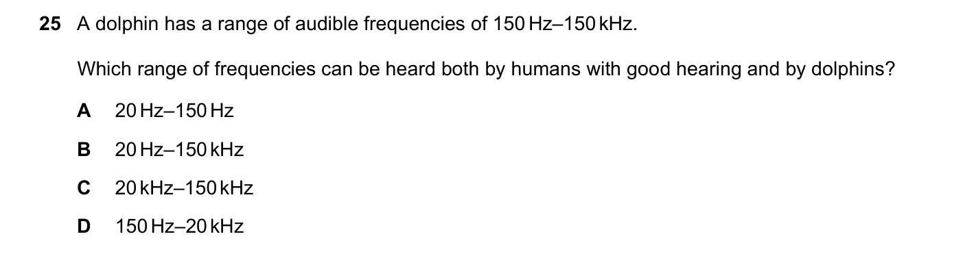 Question 25, June 2025, 0625 Paper 22