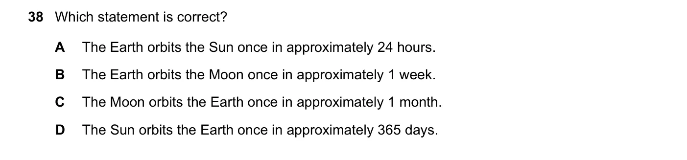 Question 38, June 2025, 0625 Paper 22