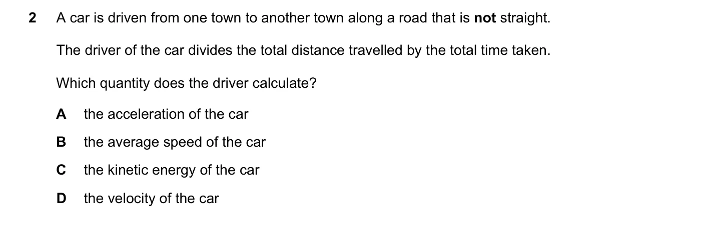 Question 2, June 2025, 0625 Paper 23