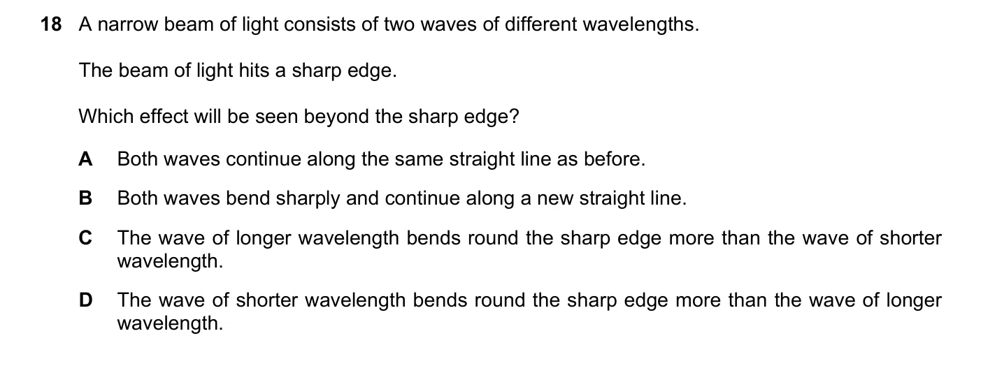 Question 18, June 2025, 0625 Paper 23