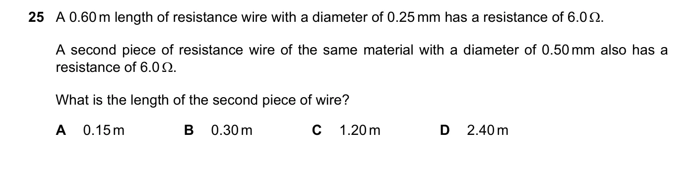 Question 25, June 2025, 0625 Paper 23