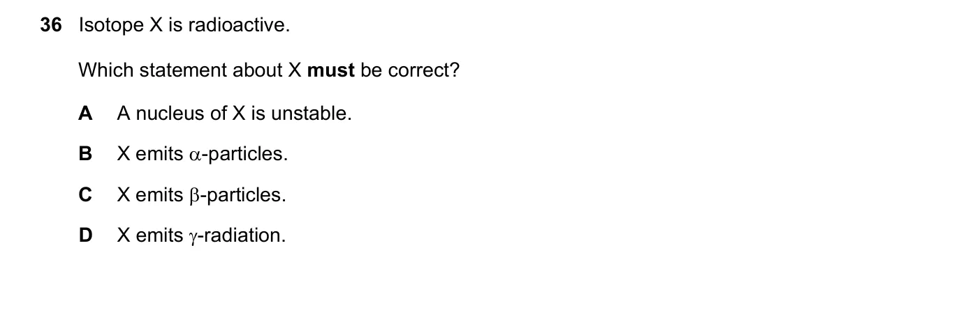 Question 36, June 2025, 0625 Paper 23