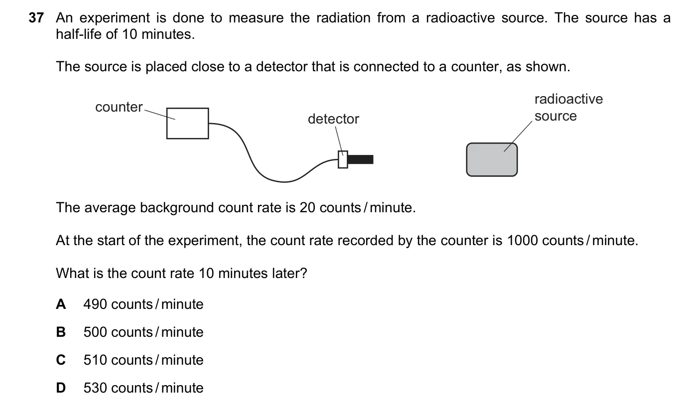 Question 37, June 2025, 0625 Paper 23