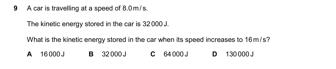 Question 9, March 2025, 0625 Paper 22