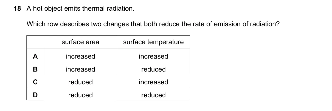 Question 18, March 2025, 0625 Paper 22