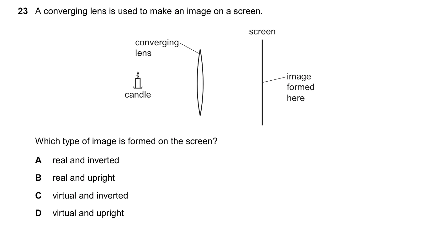 Question 23, March 2025, 0625 Paper 22