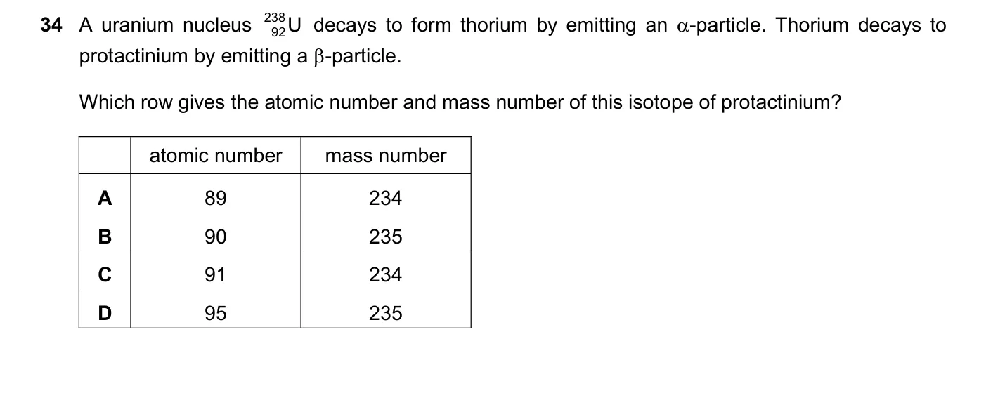 Question 34, March 2025, 0625 Paper 22